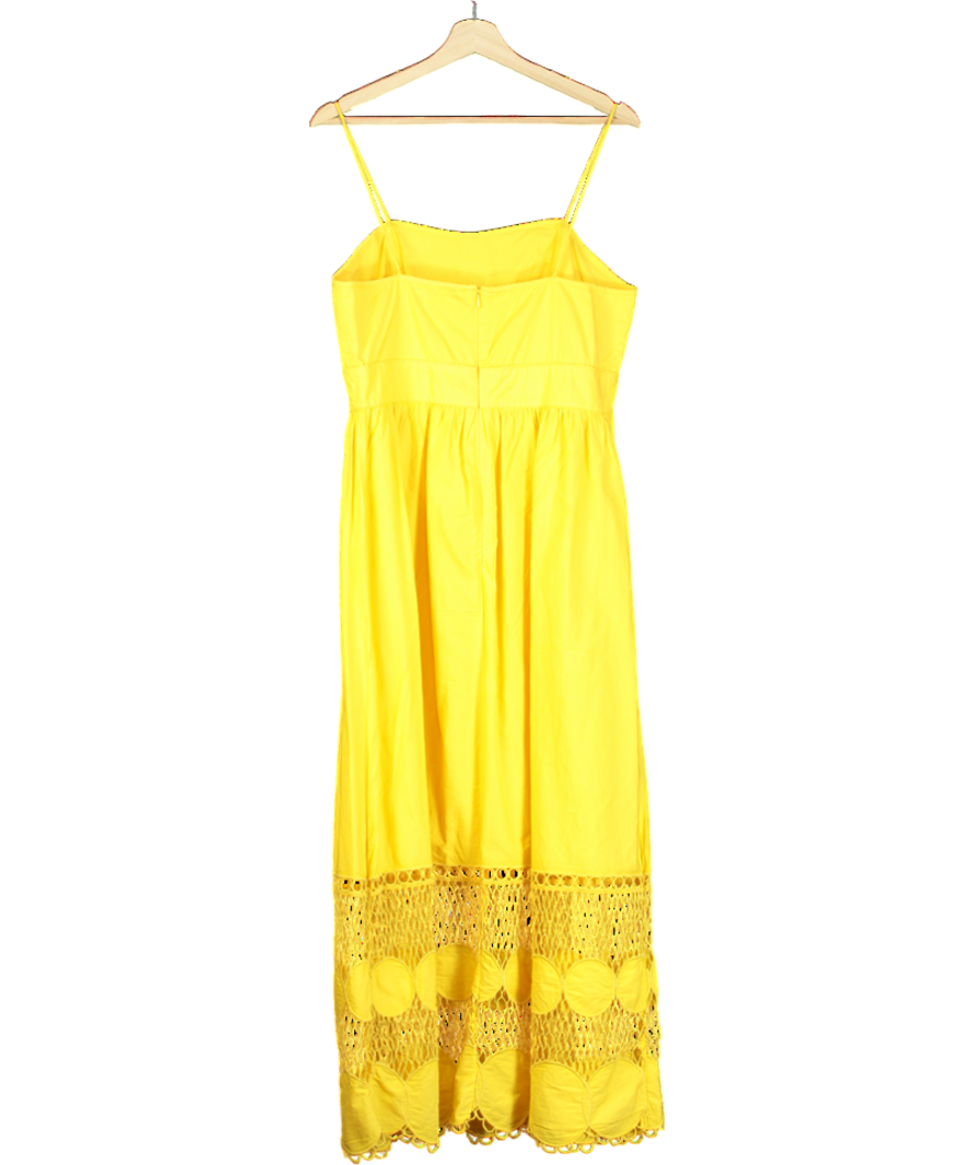 MANGO Yellow Dress UK 12