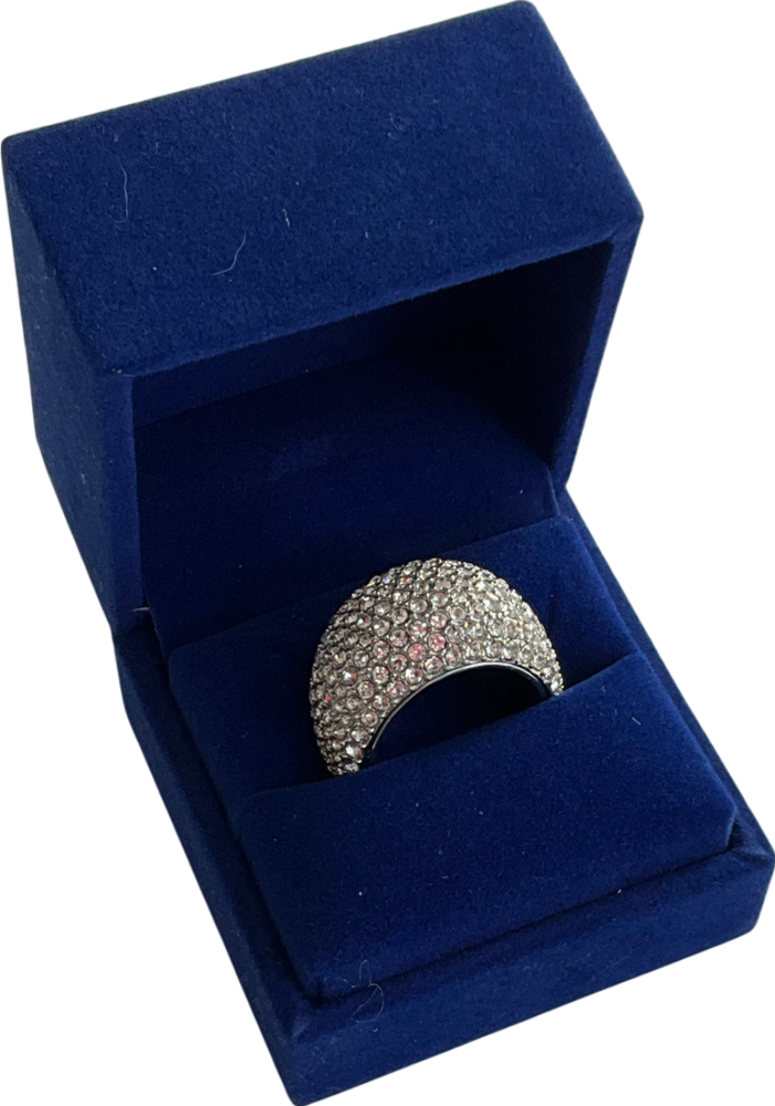 Kurt Geiger Metallic Pave Dome Ring, Ring Size X No Size