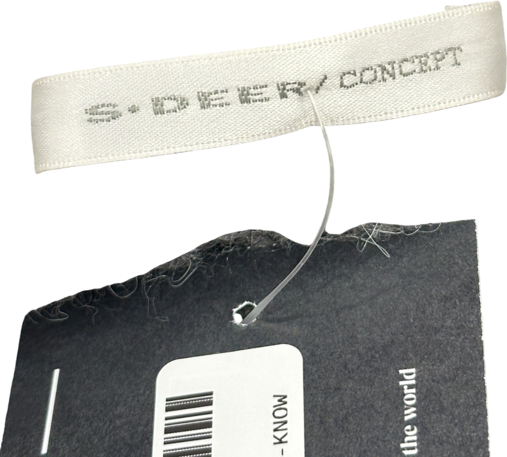 S.Deer Grey Knit Crewneck Crop Fit Sweater UK M