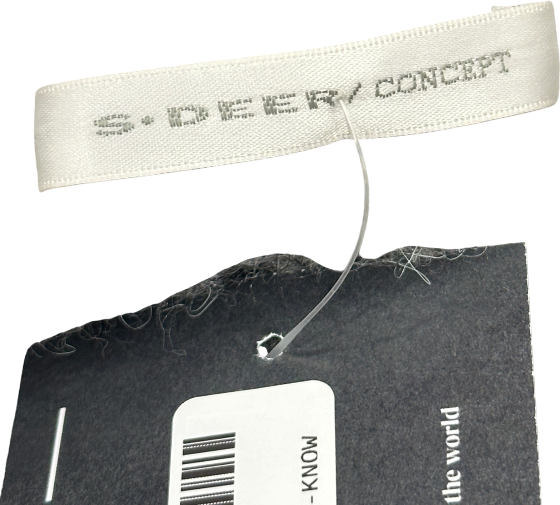 S.Deer Grey Knit Crewneck Crop Fit Sweater UK M