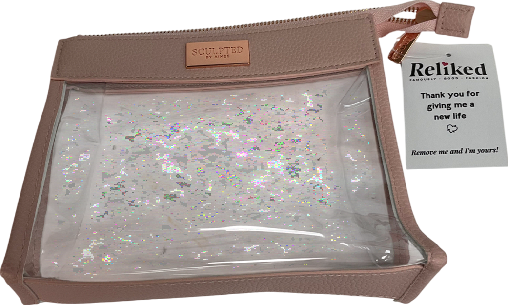 Sculpted by Aimee Pink Travel Make Up Bag One Size