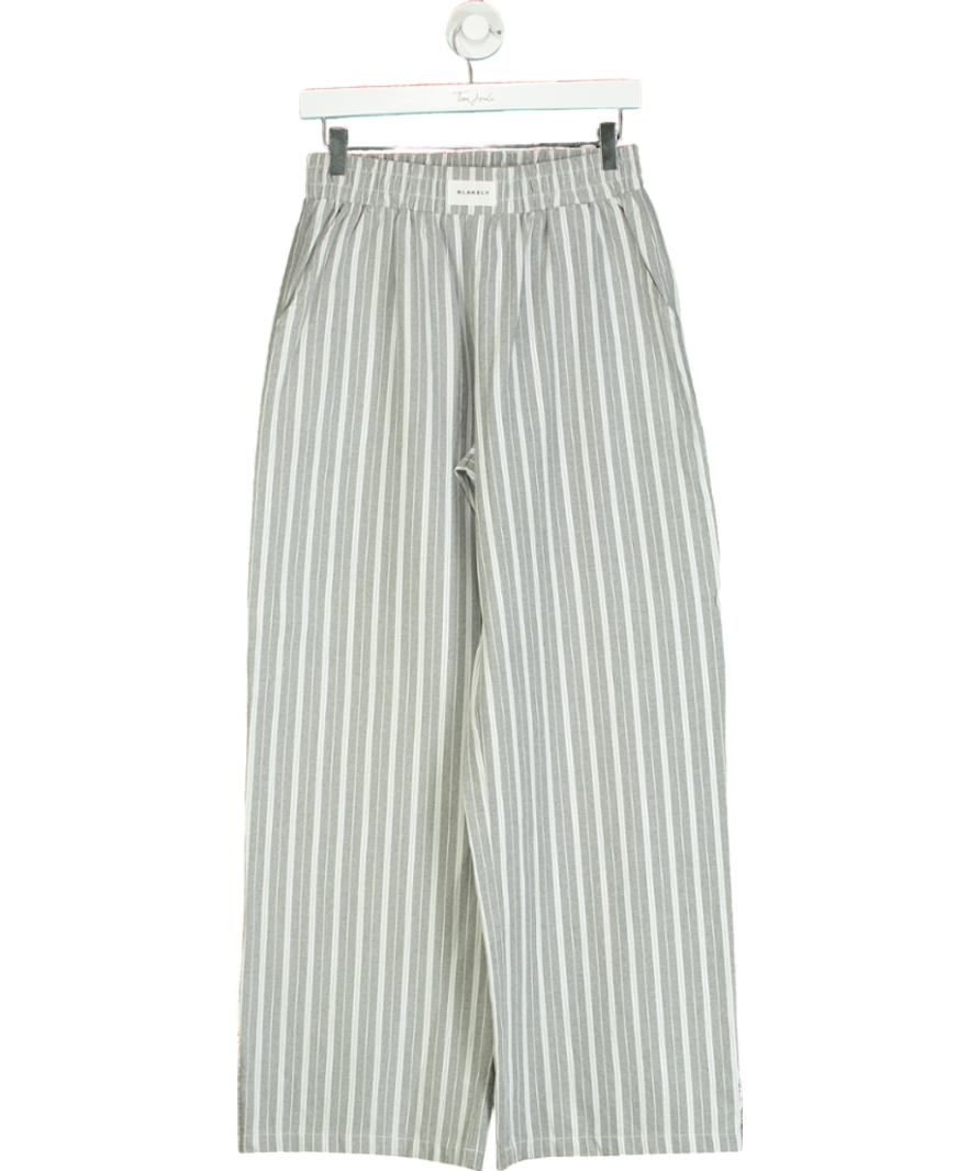 Blakely Grey Elena Stripe Trouser UK M