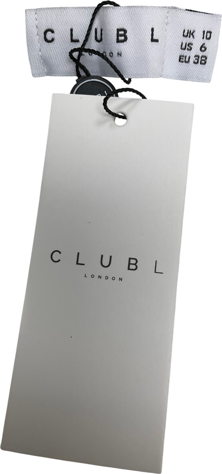 Club L White Bardot Wrap Neckline Maternity Maxi Dress UK 10