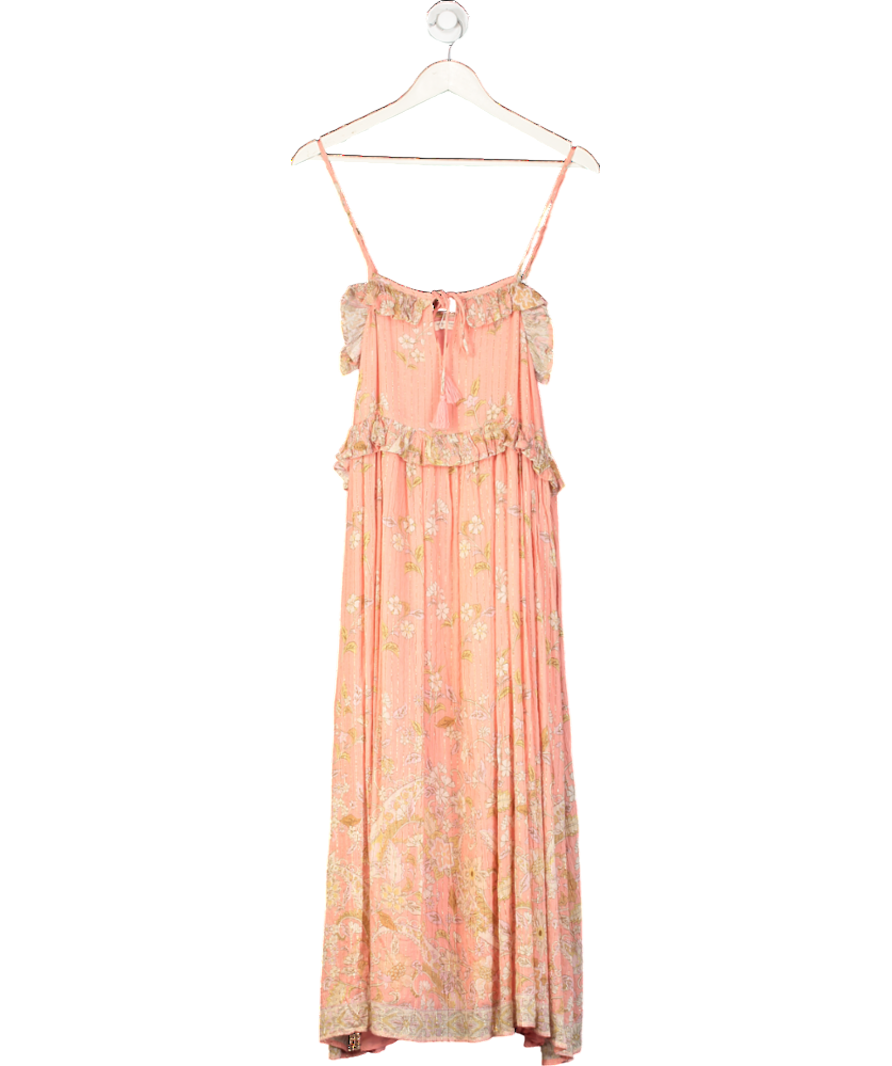 Spell & The Gypsy Pink Hendrix Floral Print Strappy Dress UK XS