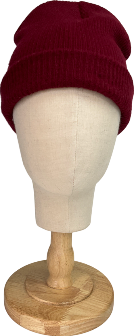 BDG Red Burgundy Knitted hat One Size