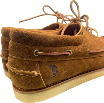 Velasca Milano Tan Suede Boat Shoes Unsized, Approx UK 9.5/10