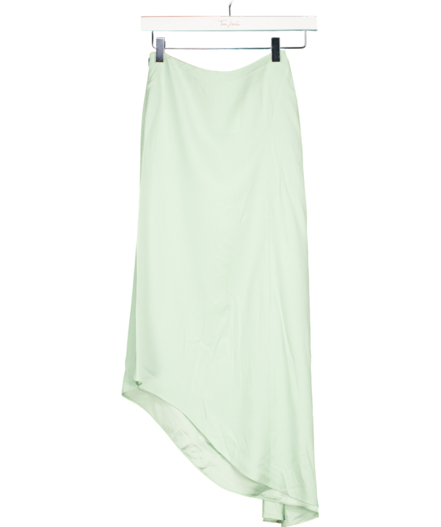 LES HÉROÏNES BY VANESSA COCCHIARO Melanie asymmetric crepe skirt UK 6