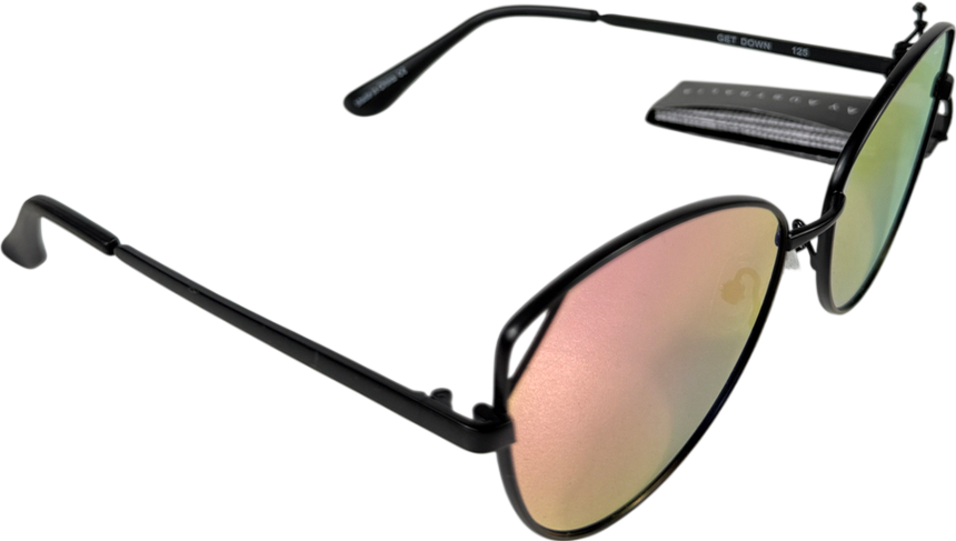 QUAY Blue Get Down 125 Sunglasses in Case