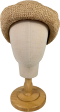 cos Beige Straw Bucket Hat UK M/L