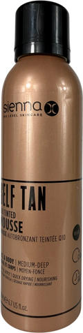 Sienna X Q10 Tinted Self Tan Mousse 200ml