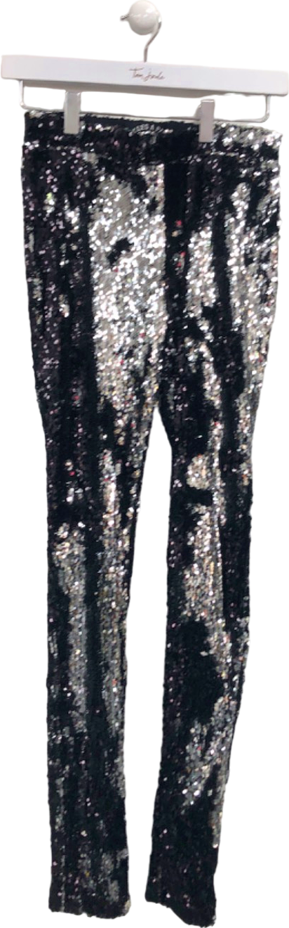 Filles A Papa Black Sequin Trousers XS