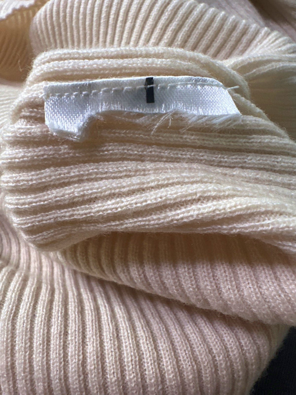 H&M Cream Wool Cashmere Blend Jumper UK S