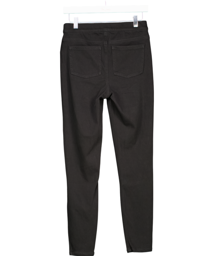 Spanx Black Clean Denim skinny high-rise stretch-denim jeans UK 12