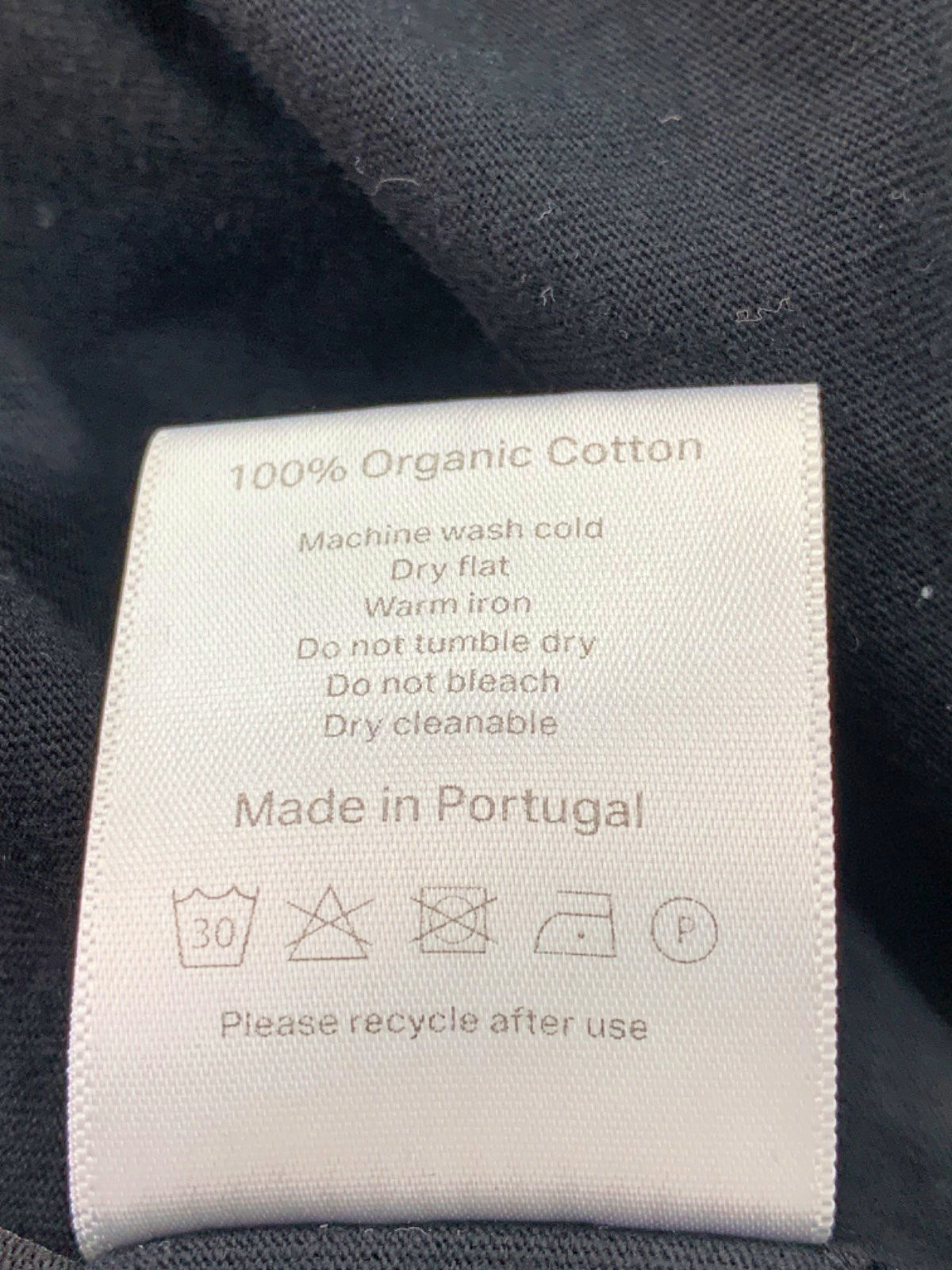 Arcana Black Splatter Print T-Shirt UK L