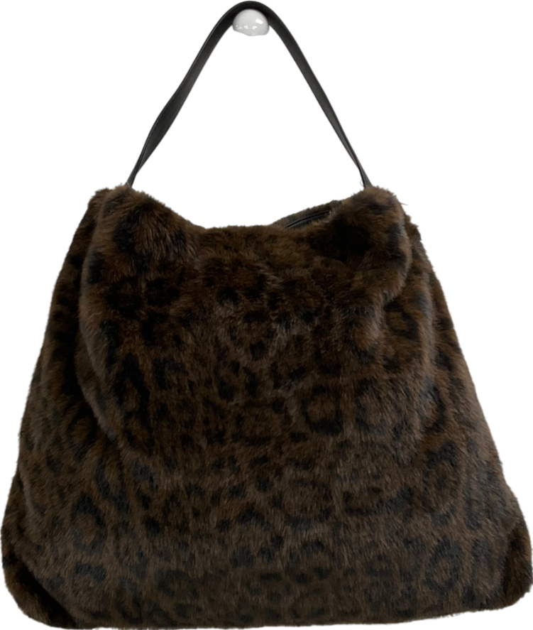 Next Brown Leopard Tote Bag One Size