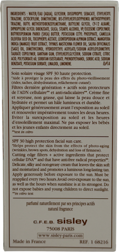 Sisley Super Soin Solaire Facial Youth Protector Spf30 60ml
