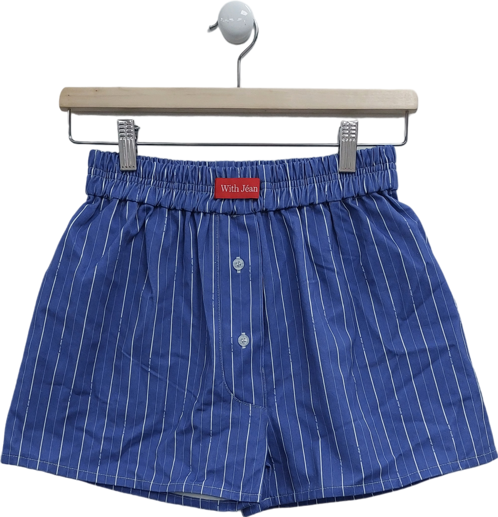 With Jean Blue Lucky Brief Boxer Shorts UK S