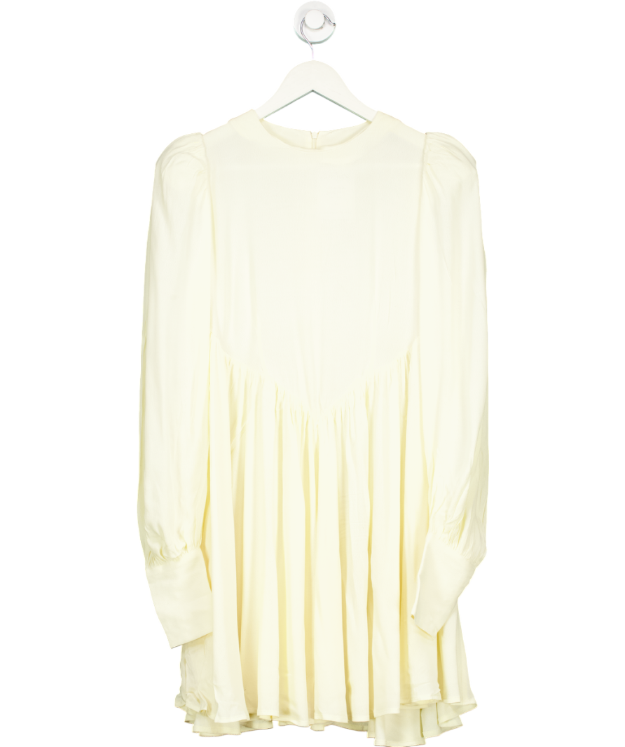 Rotate Birger Christensen Yellow Long Sleeve Mini Dress No Size