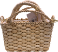 Palha Natural Woven Mini Basket Bag One Size