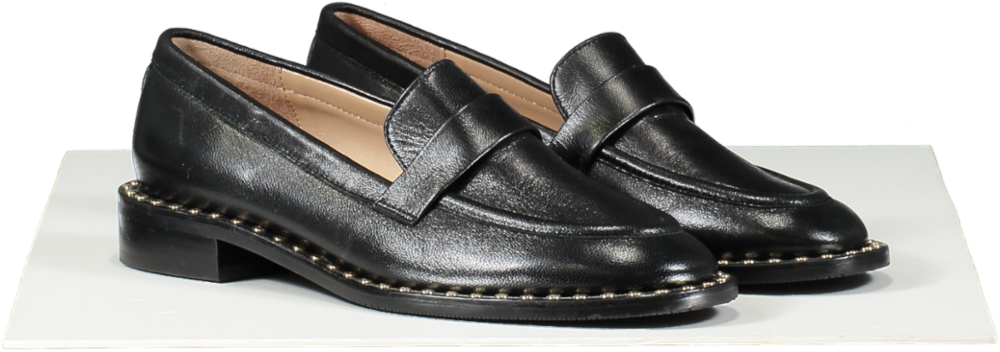 Stuart Weitzman Black Palmer Loafer UK 3 EU 36 👠