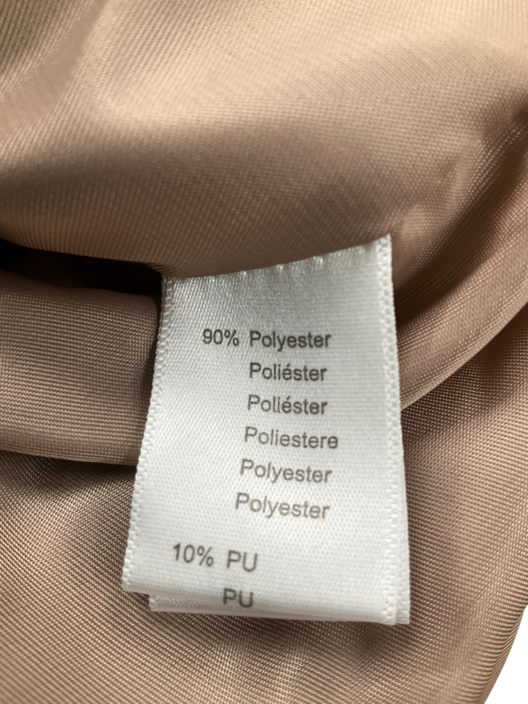 Copperose Brown Faux Fur Coat In Camel UK S/M