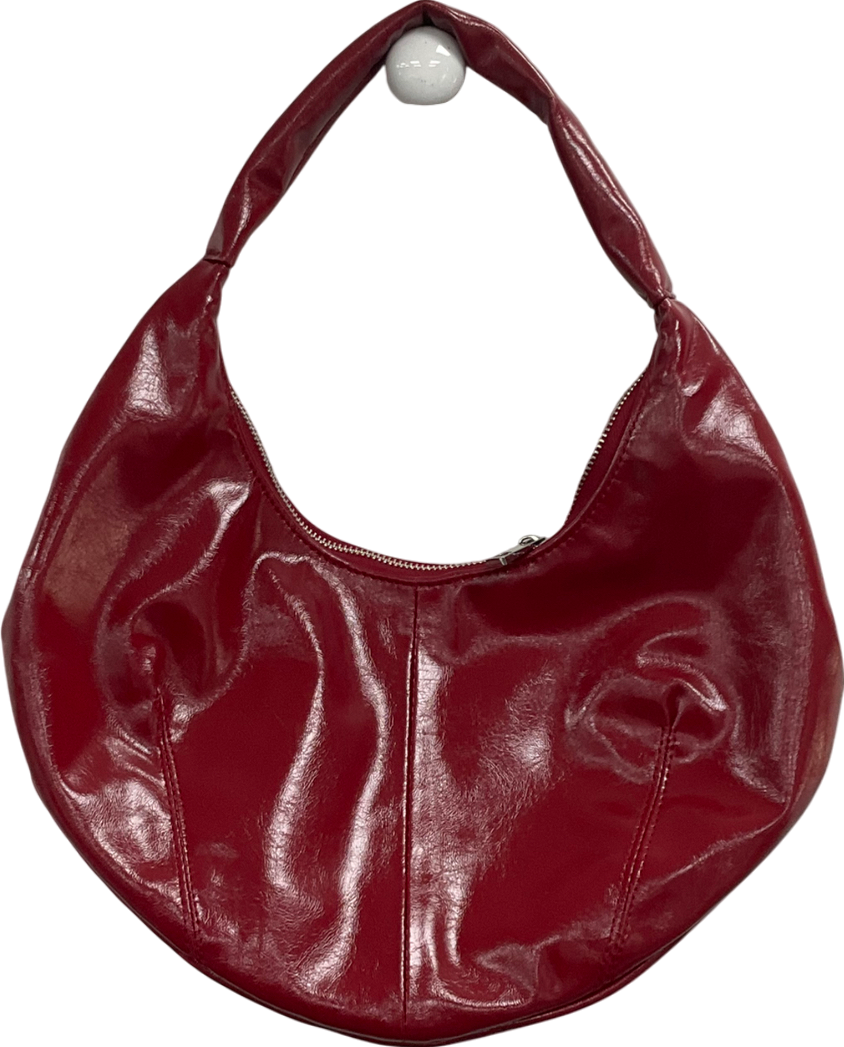 Topshop Samira Scoop Shoulder Bag In Red One Size