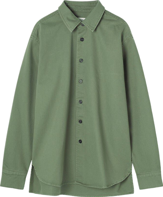 American Vintage Green Long Sleeve Cotton Shirt UK M/L