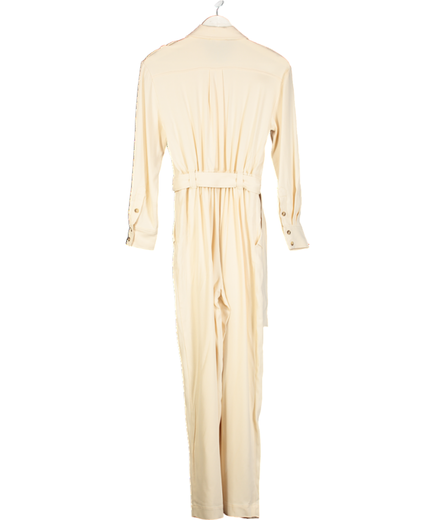 Vivere Cream Gabriel Jumpsuit UK 6