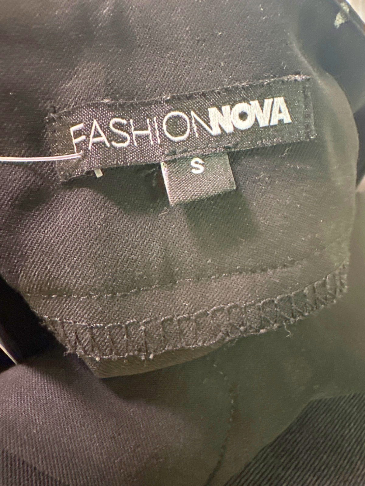 Fashion Nova Black Trousers Uk S