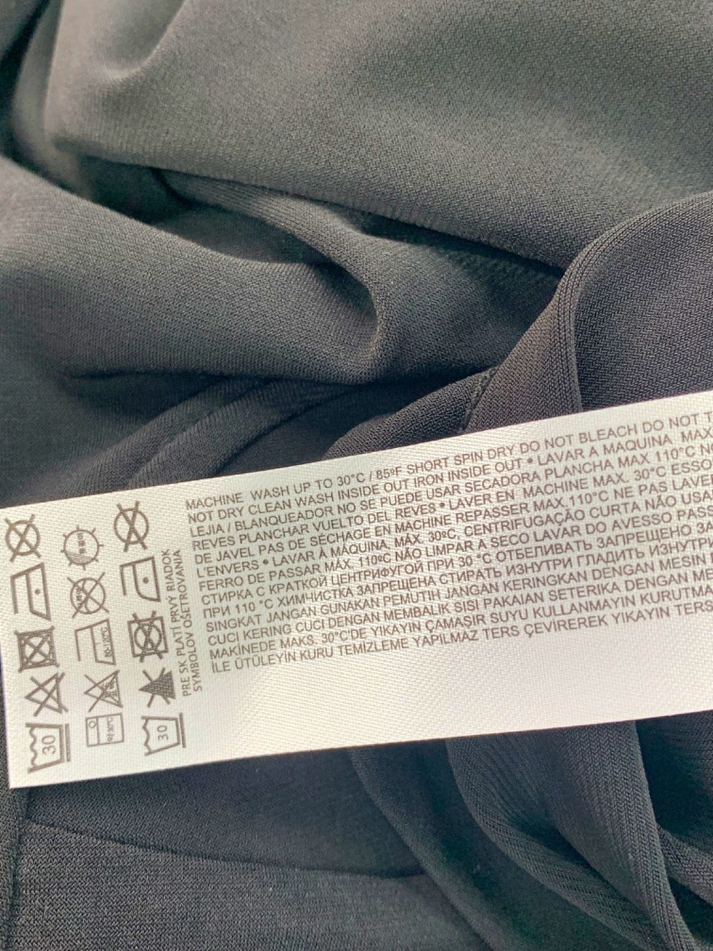 Mango Black One-Shoulder Mini Dress UK S