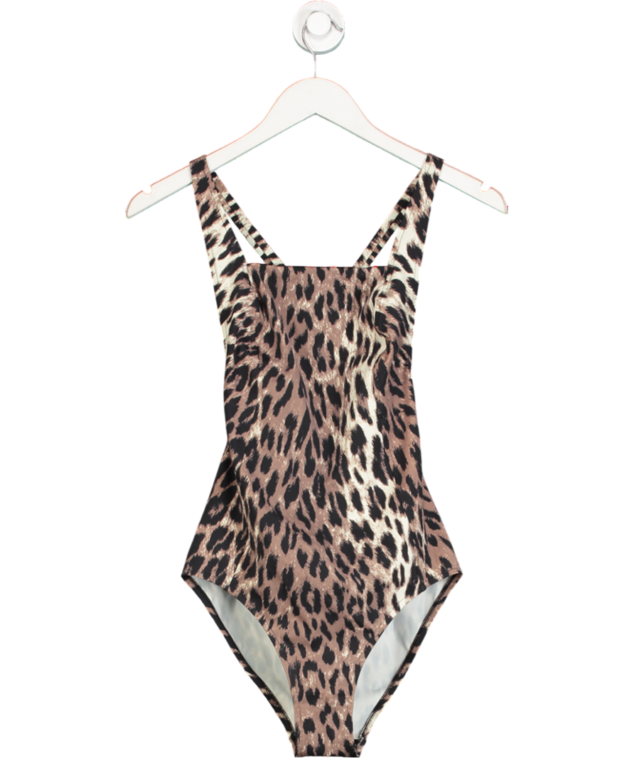 Wolford Brown Sculpt Essentials Beach Body Swimsuit UK S