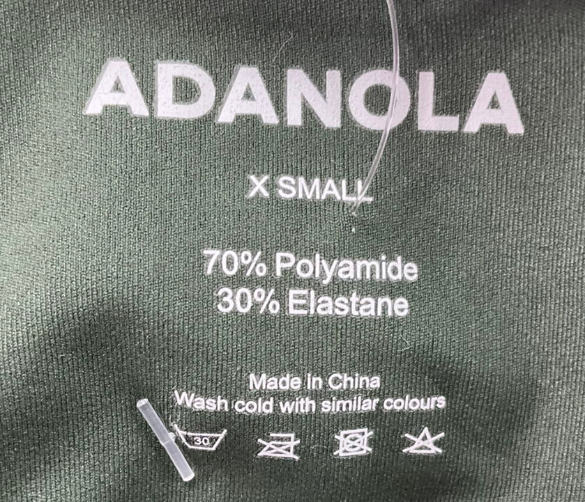 Adanola Green Ultimate Tank Bra UK XS