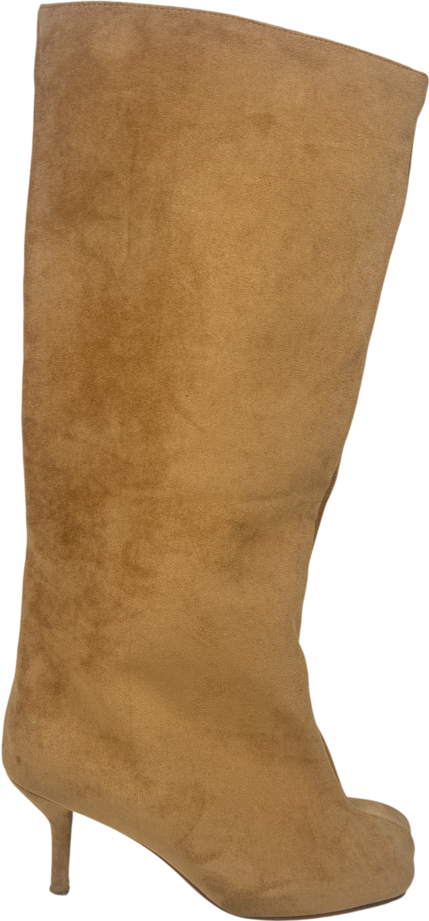 Beige Sand Faux Fur Suede Boots UK 8 EU 41 👠