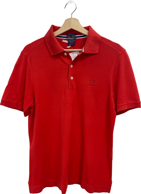 Paul & Shark Red Polo Shirt UK L