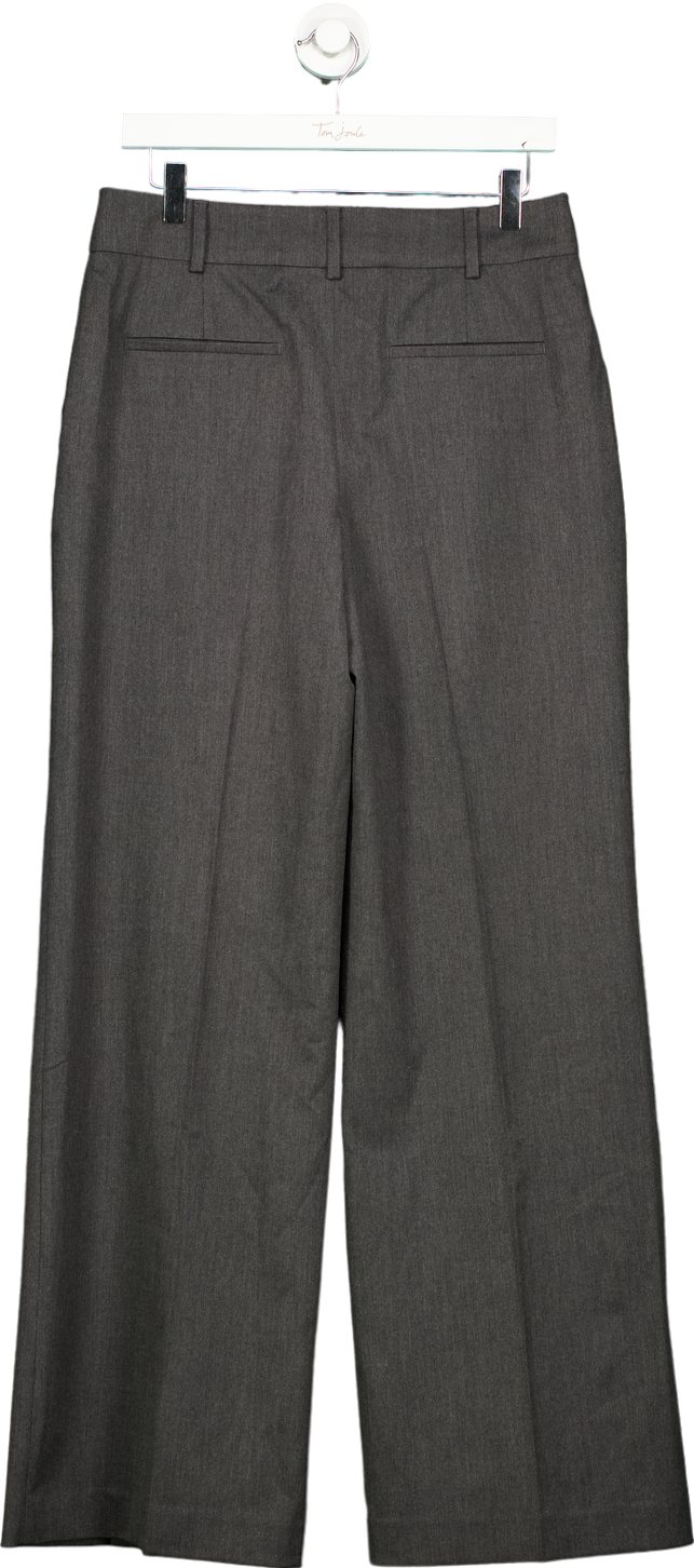 Sézane Grey Wool Blend Trousers UK 10