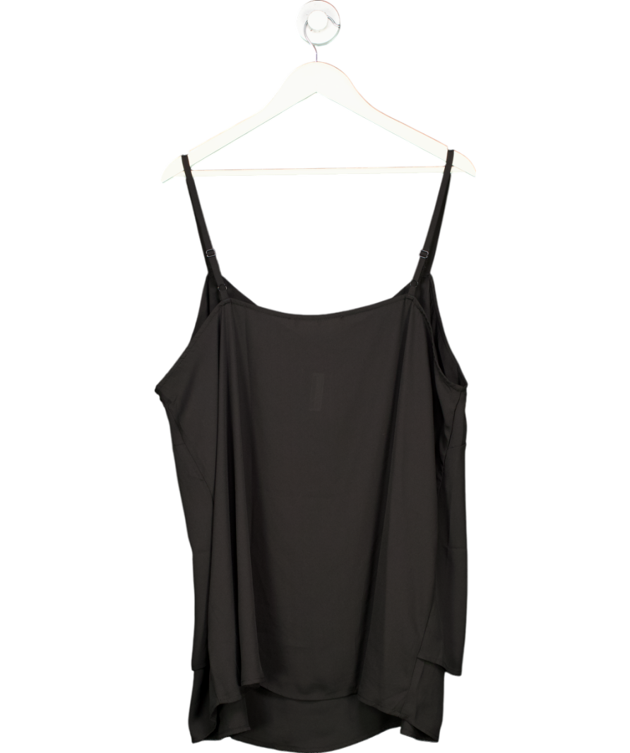 Yours Black Curve Layered Camisole UK 24