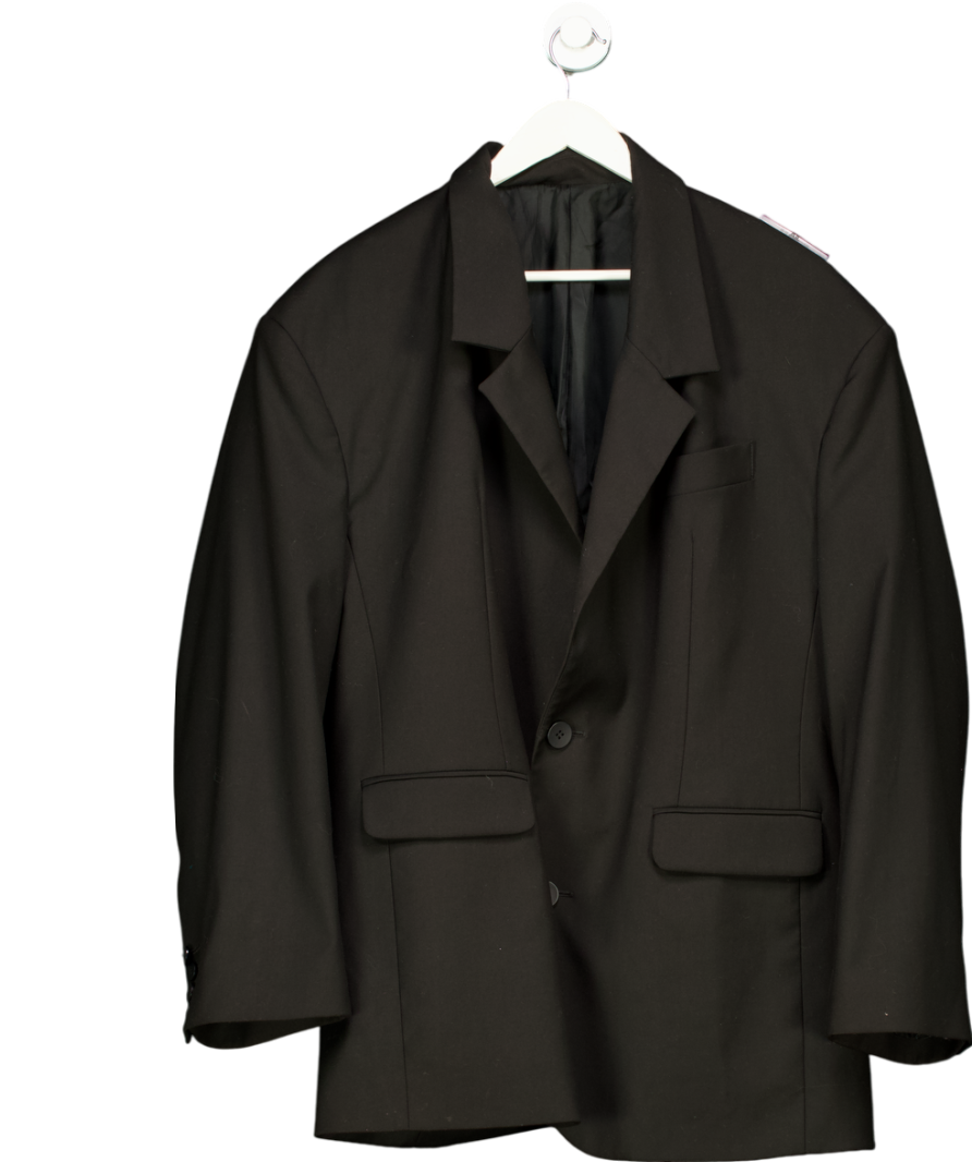 ALL. Black Blazer With Pocket Detail UK L