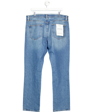 FRAME Mid Blue Le Slouch Mid-rise Straight Jeans W32
