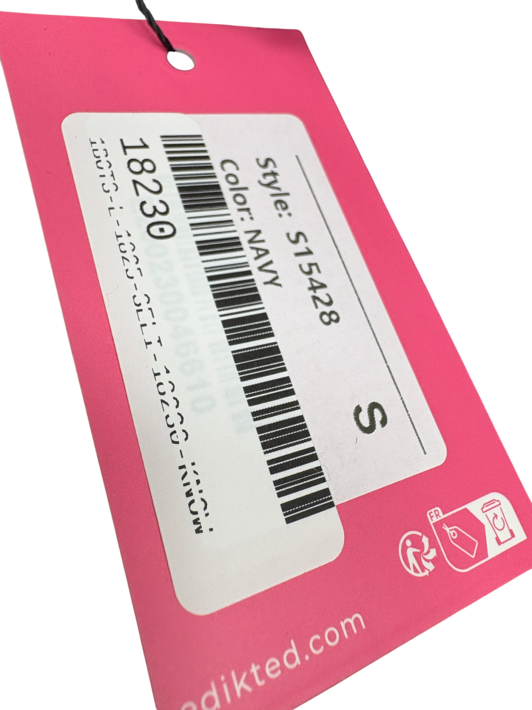 Edikted Blue Kelsey Satin Cargo Trousers UK S