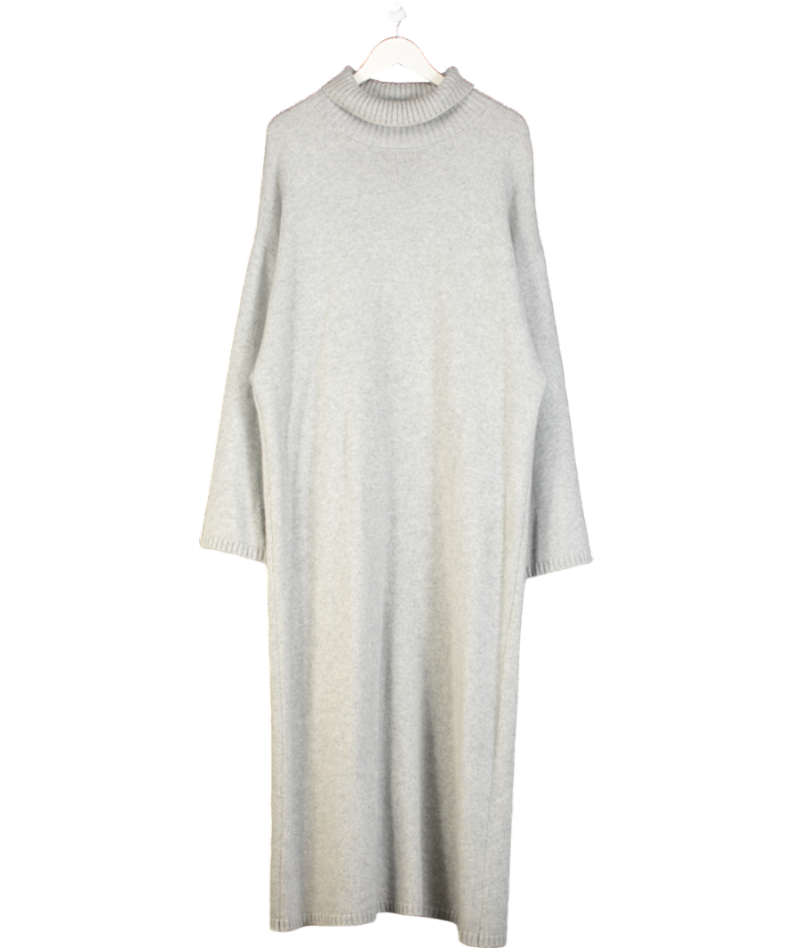 Bazilika Grey Cashmere Maxi Dress One Size