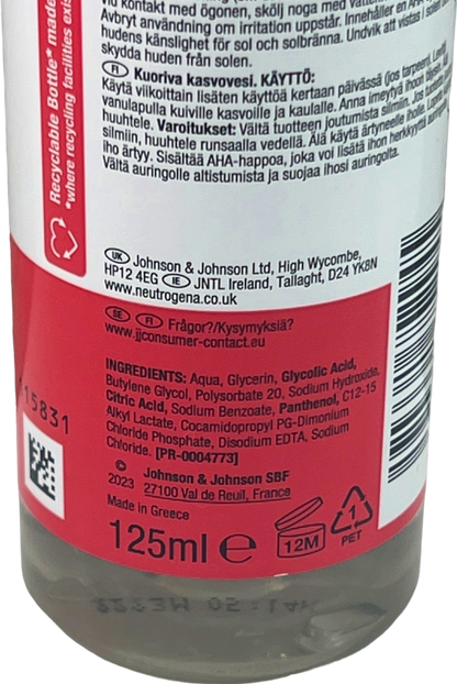 Neutrogena Clear & Defend+ 7% AHA + Panthenol Liquid Exfoliant  125 ml