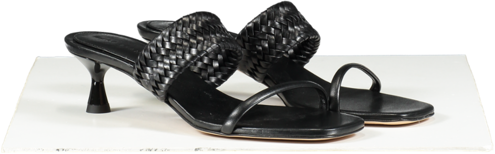 DEAR FRANCES Black Bow Sandal UK 5 EU 38 👠