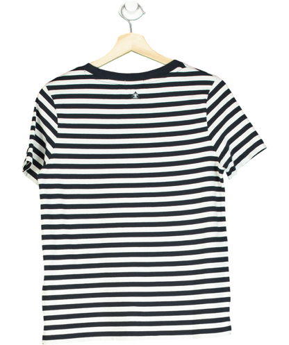 Barbour Blue Classic Breton stripe Ferryside T-shirt UK 8