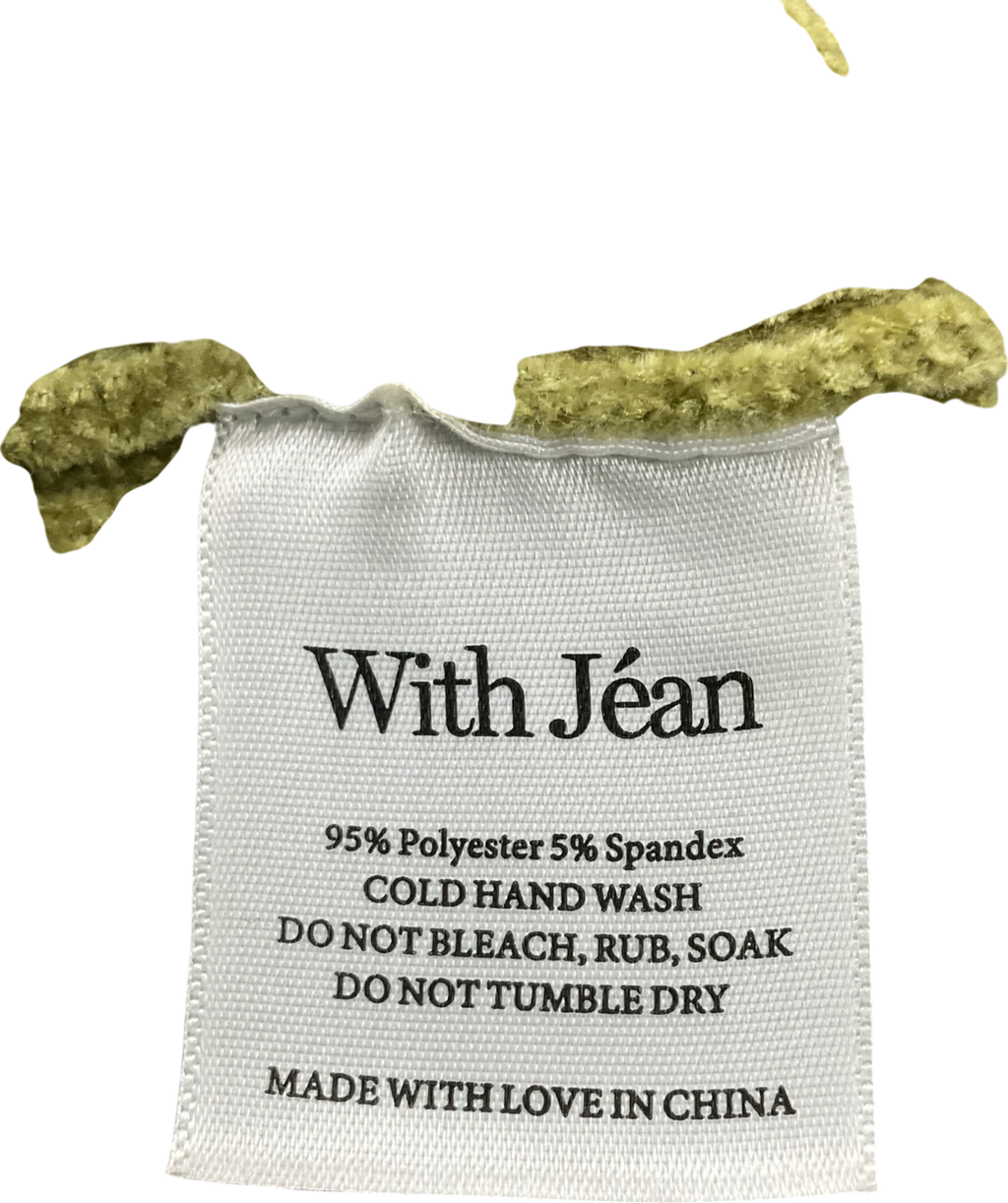 With Jean Green The Cheek Shorts UK XS