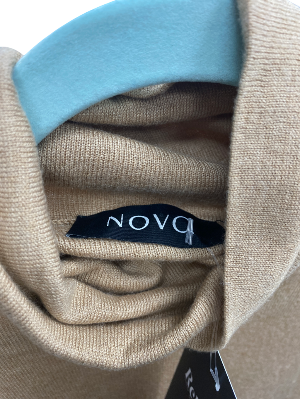 Novo Beige Silk Cashmere Bodysuit UK 6