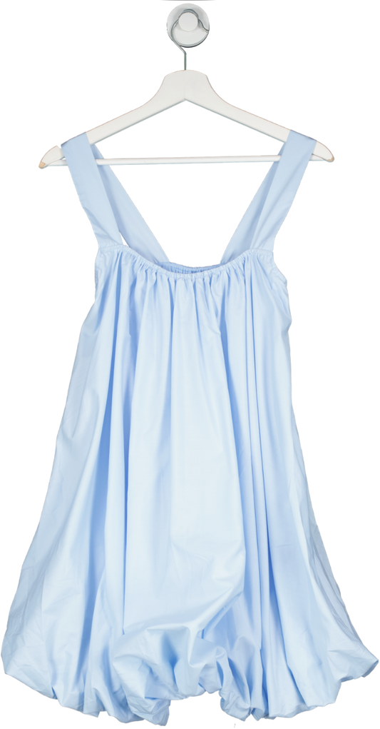 In The Style Blue Pleat Puff Mini Dress UK 8
