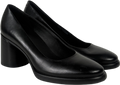 ECCO Black Sculpted Lx 55 Women's Leather Block-heeled Pump UK 9 EU 42