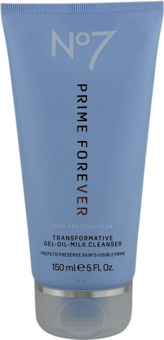 No7 Prime Forever™ Transformative Gel-oil-milk Cleanser 150ml