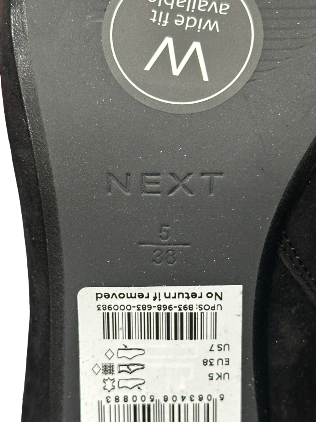 Next Black Suede Forever Comfort® Pointed Toe Skinny Heeled Ankle Boots UK 5 EU 38 👠