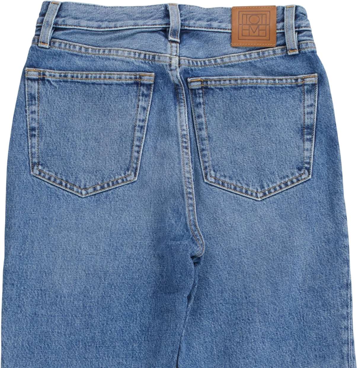 TOTEME Vintage Blue Wash Classic Cut Slim Straight Leg Jeans W25